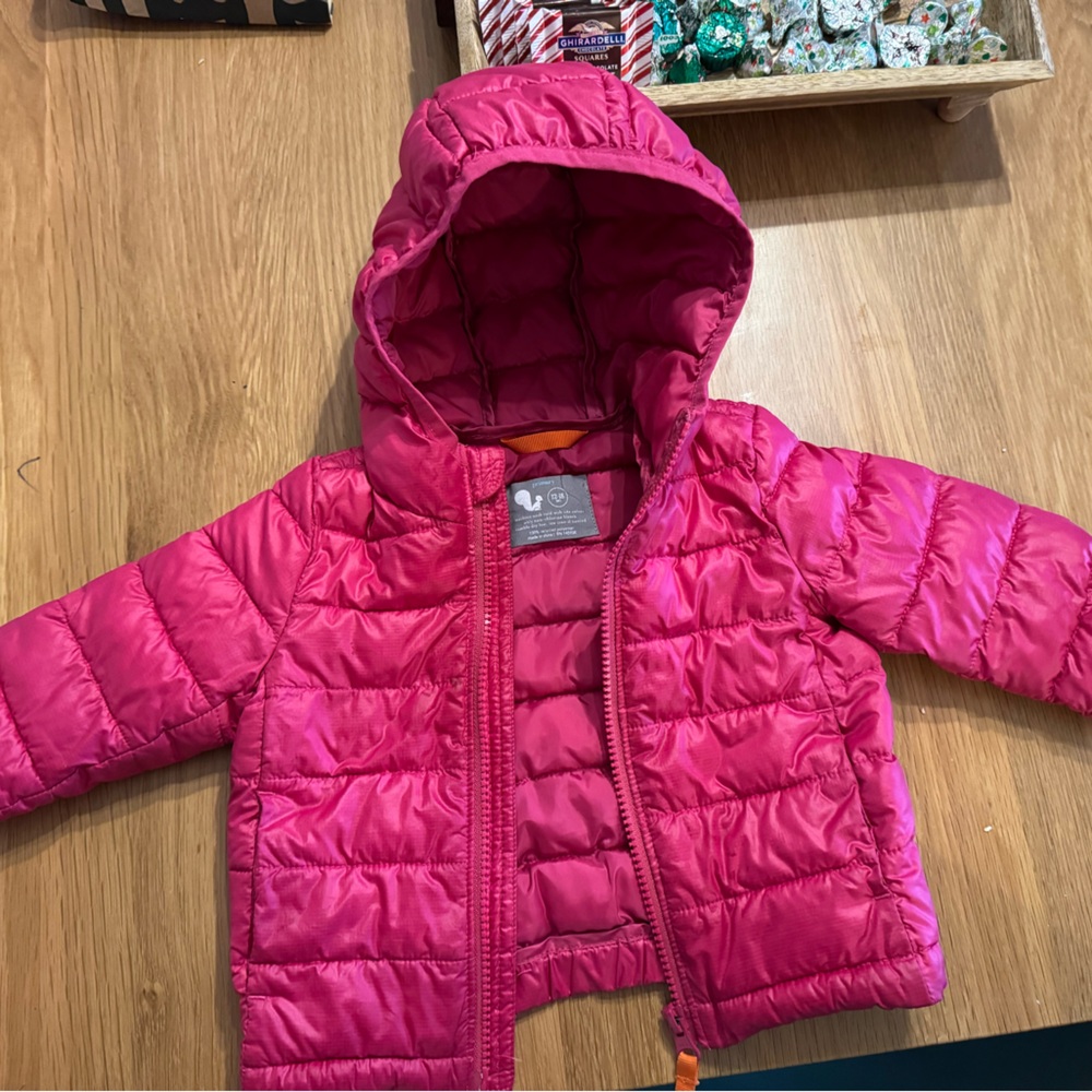 Primary coat size 12-18 month.